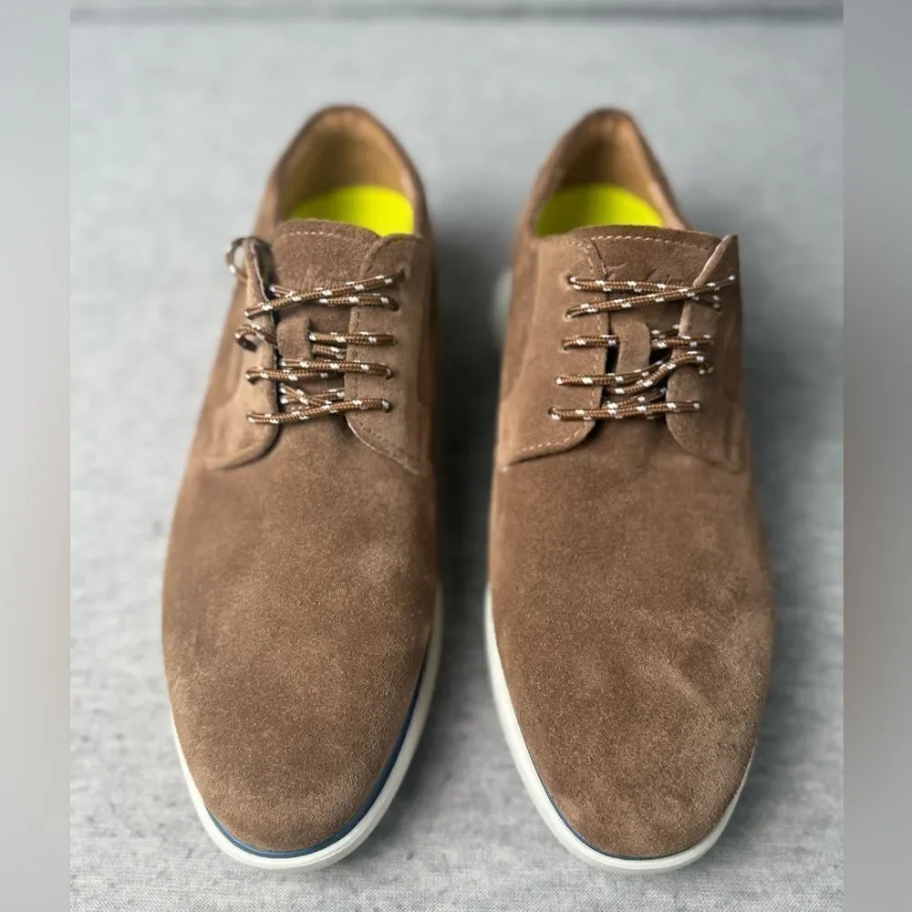 New Florsheim‎ Fuel Suede Plain Toe Oxford, Mocha 7.5M